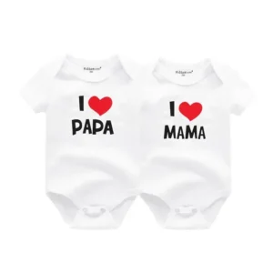 Twin Cotton Baby Onesies