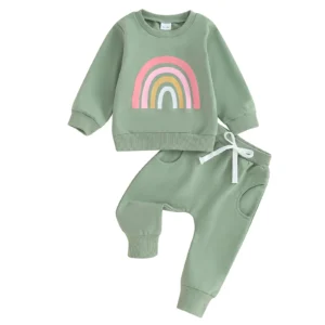 Toddler Rainbow Outfit Set